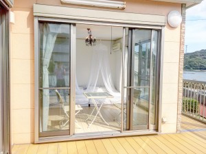 下田市柿崎のコンドミニアム（寝室）